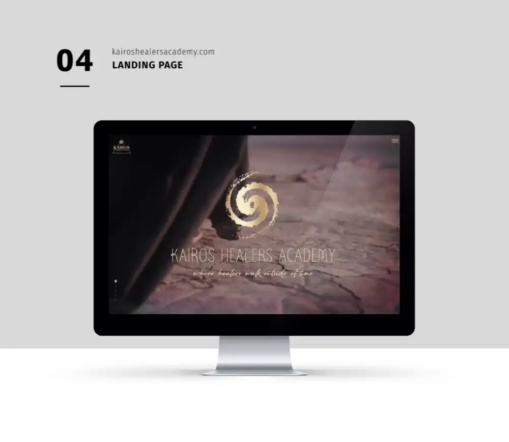 Kairos Healers Academy — LANDING PAGE • Val Frimon & WeirdTales Designs Studio